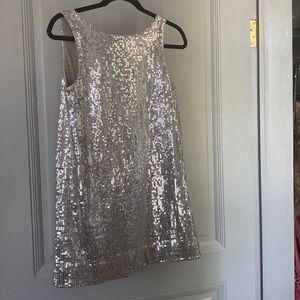 Free People Sequin Jersey Mini Shift Dress